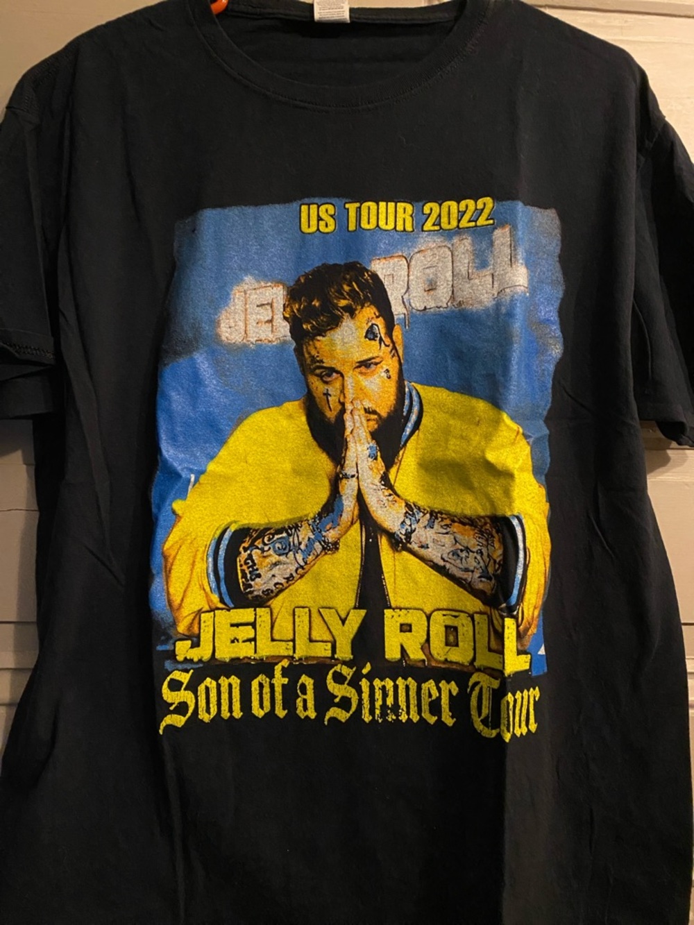 US Tour 2022 Black Graphic Tee - Son of a Sinner